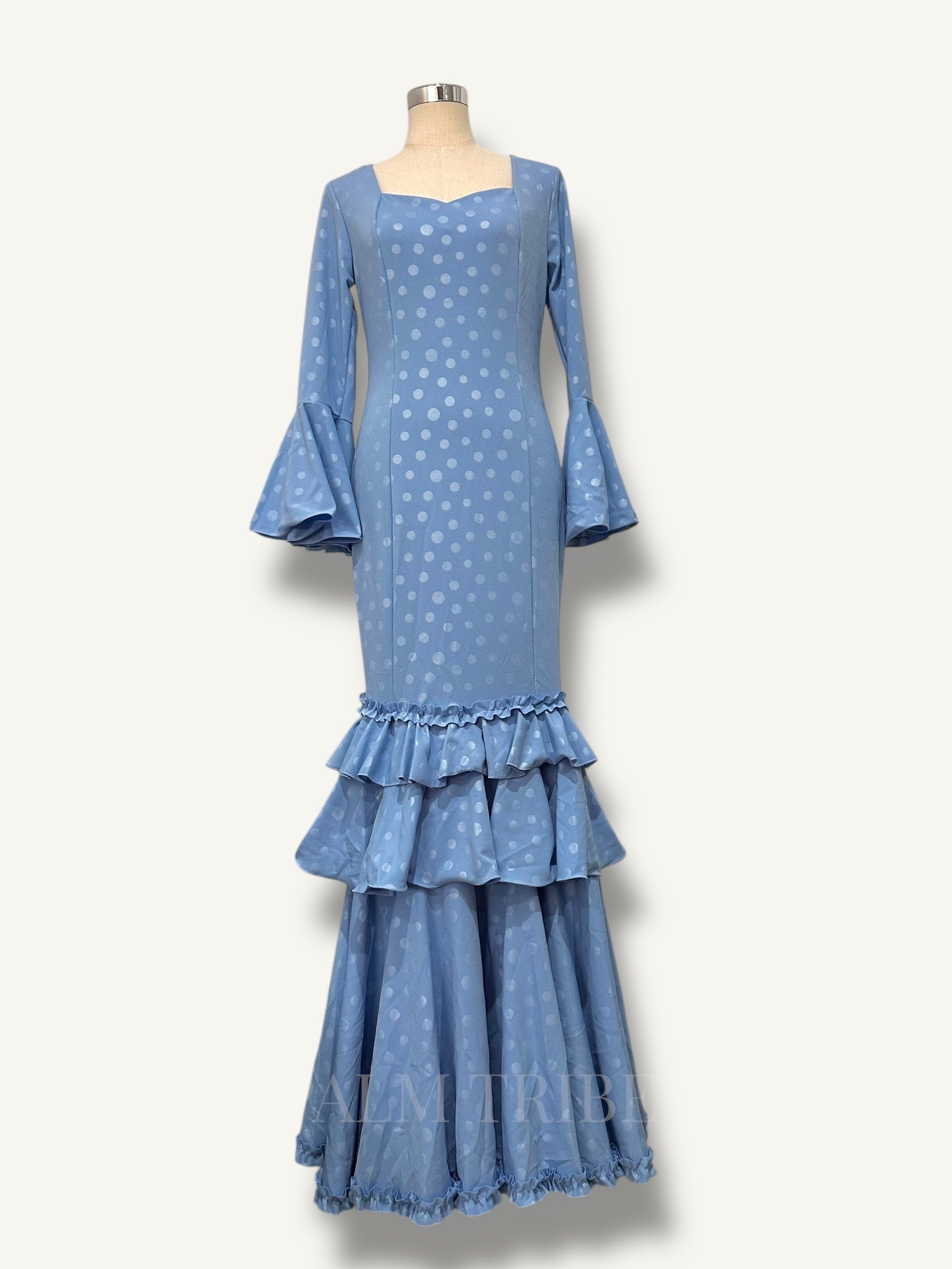 Vestido Cayetana Azul cielo