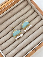 Pendientes Adamuz Celeste