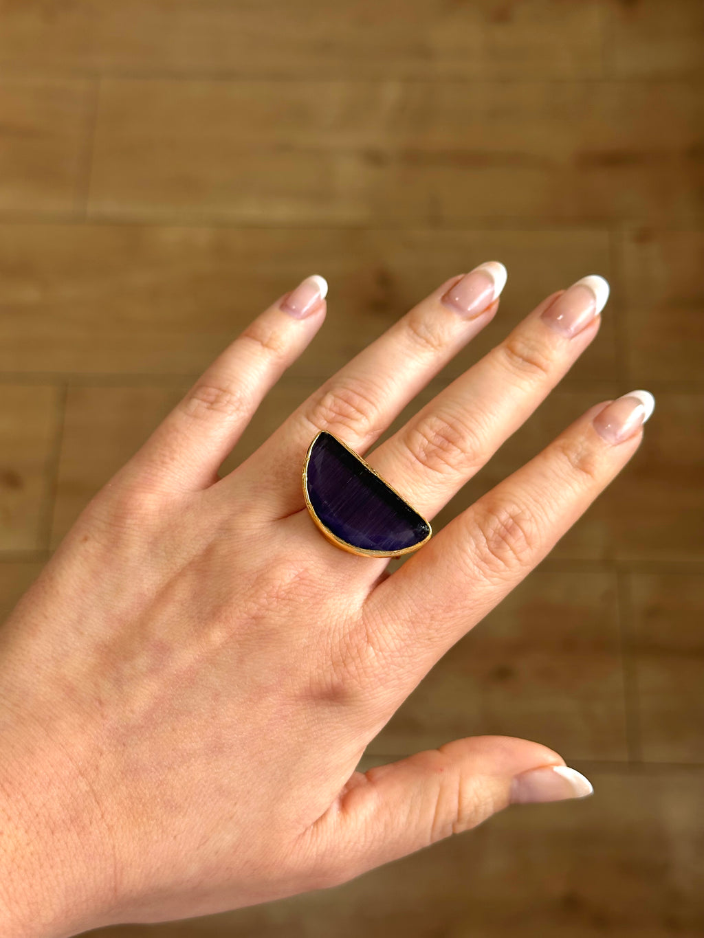 Anillo Afrodita Maxi Amatista