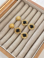 Pendientes Isla Cristina Negro