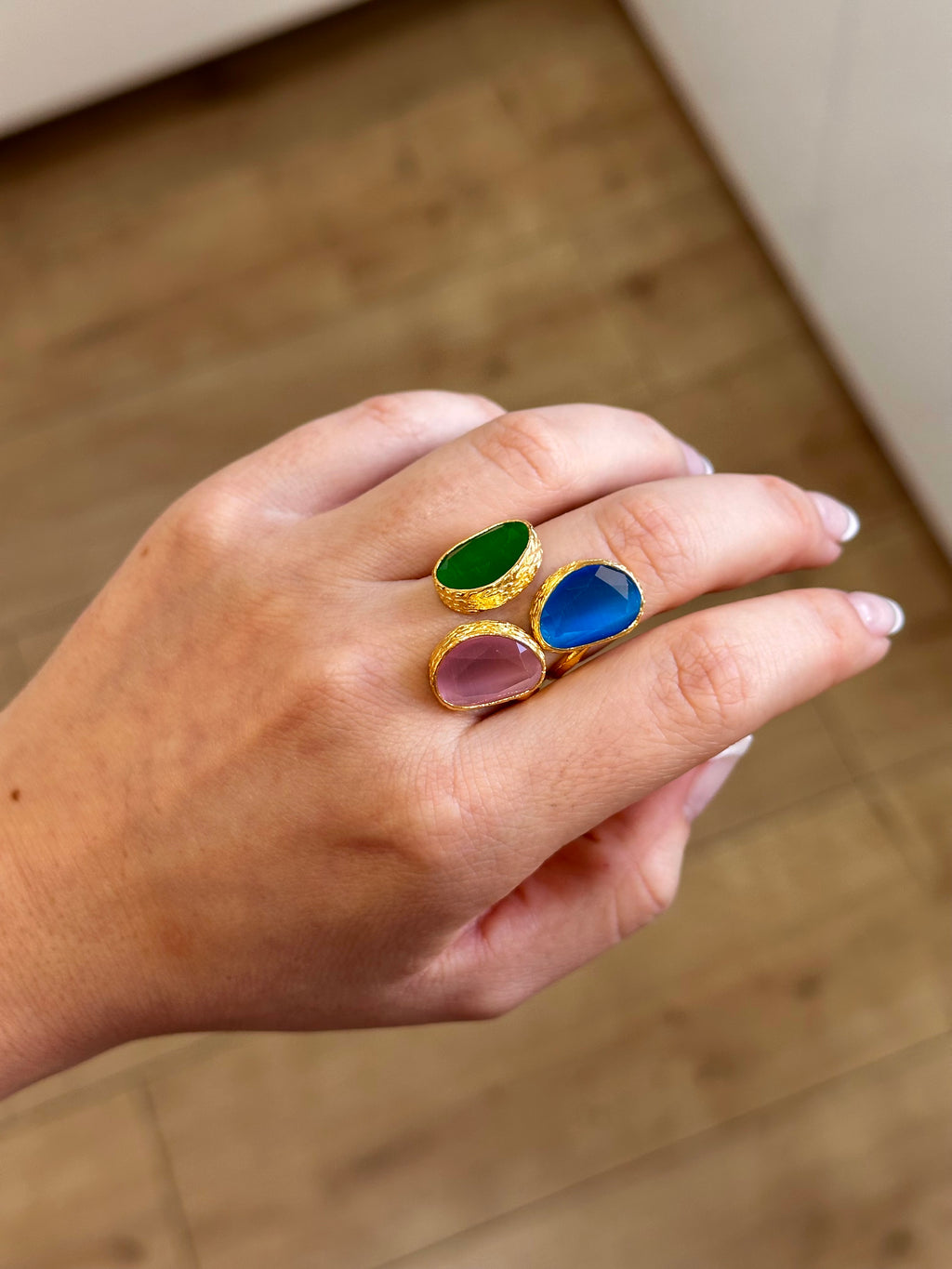 Anillo La Nuit Tricolor