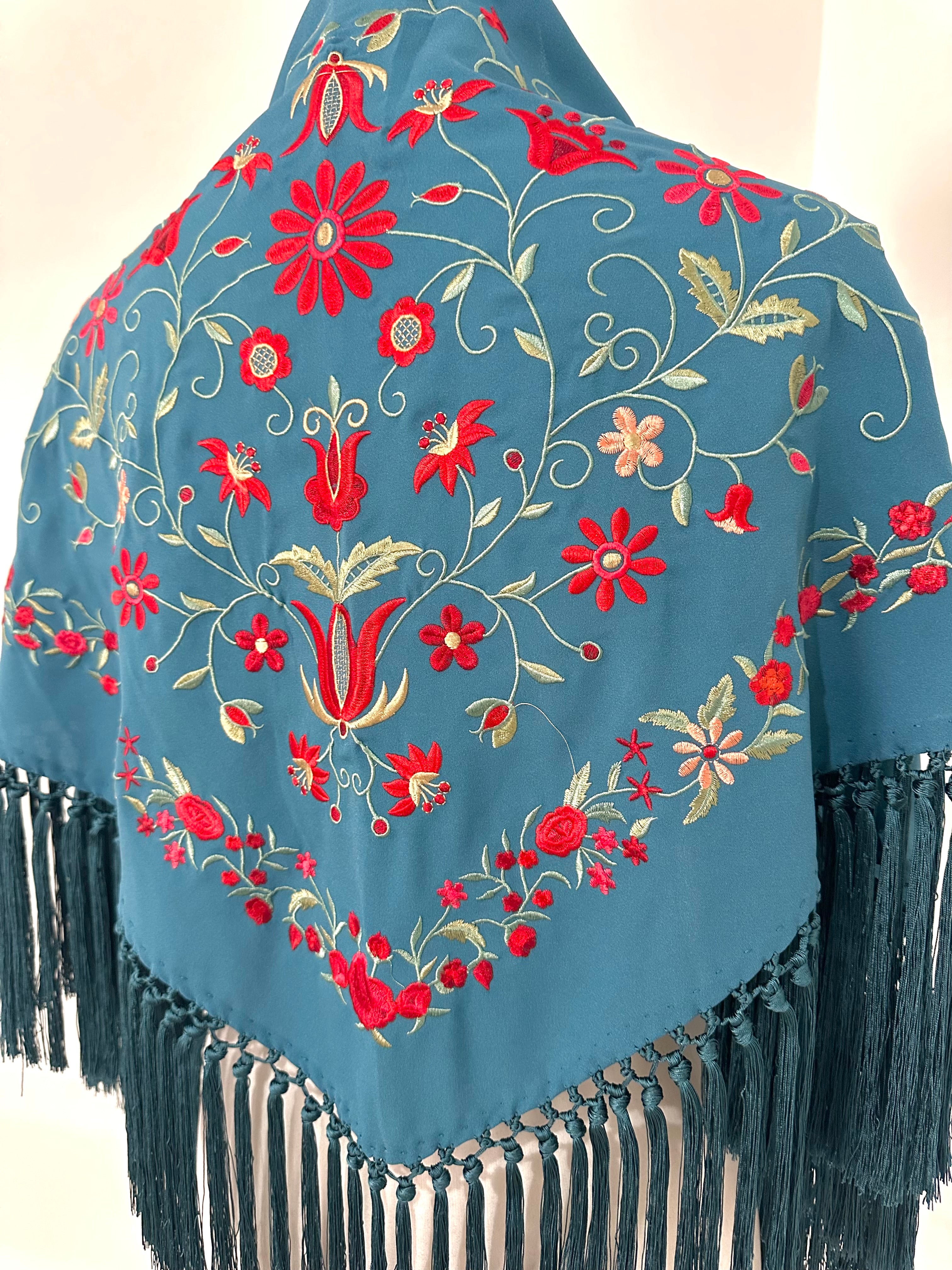 Mantoncillo Soleá Azul Petróleo