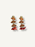 Pendientes rojo Corales
