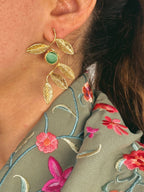 Pendientes Olivo Verde