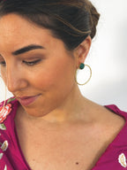 Pendientes Maestranza Verde