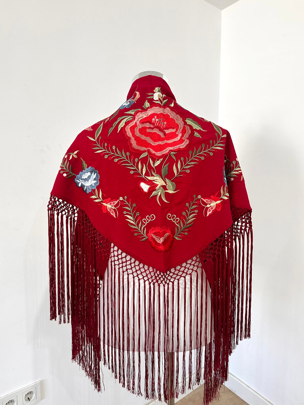 Mantoncillo Candela Burdeos