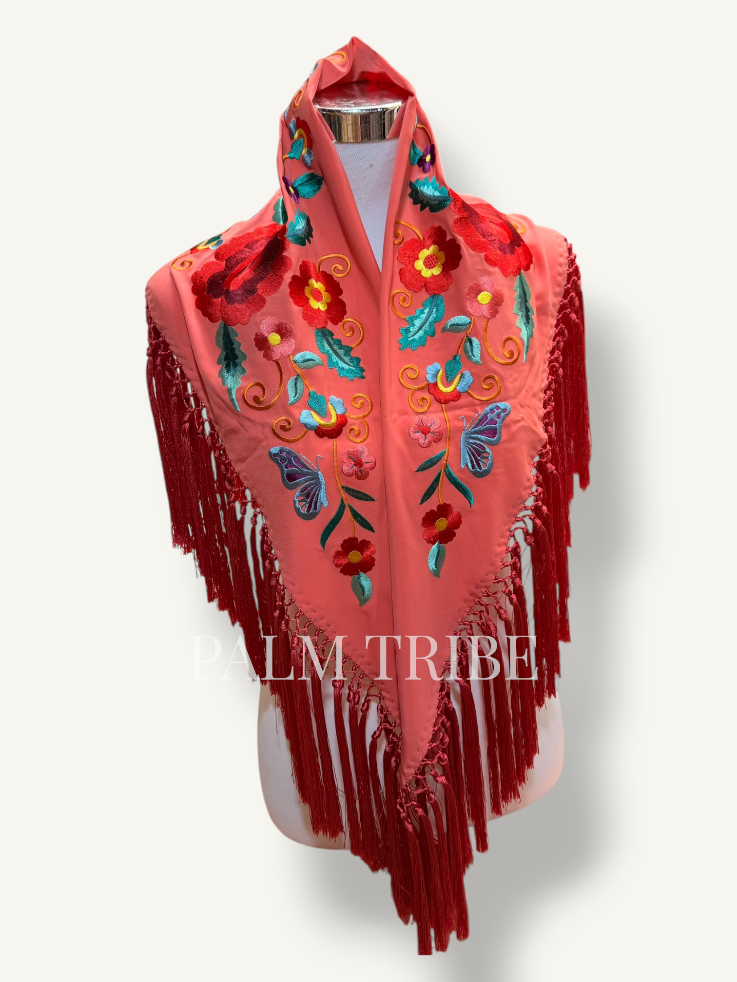 Mantoncillo Flor Cadete Coral