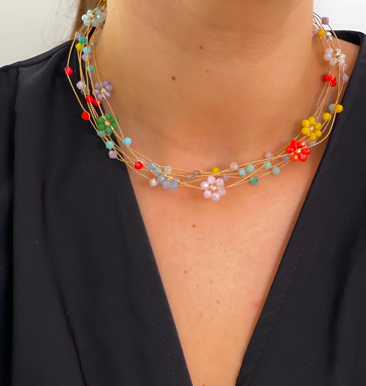 Collar Margaritas Multicolor