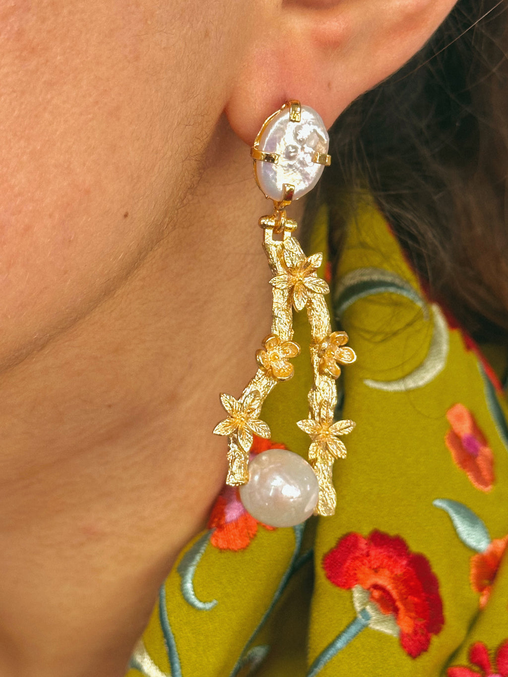 Pendientes Bosque Madre Perla