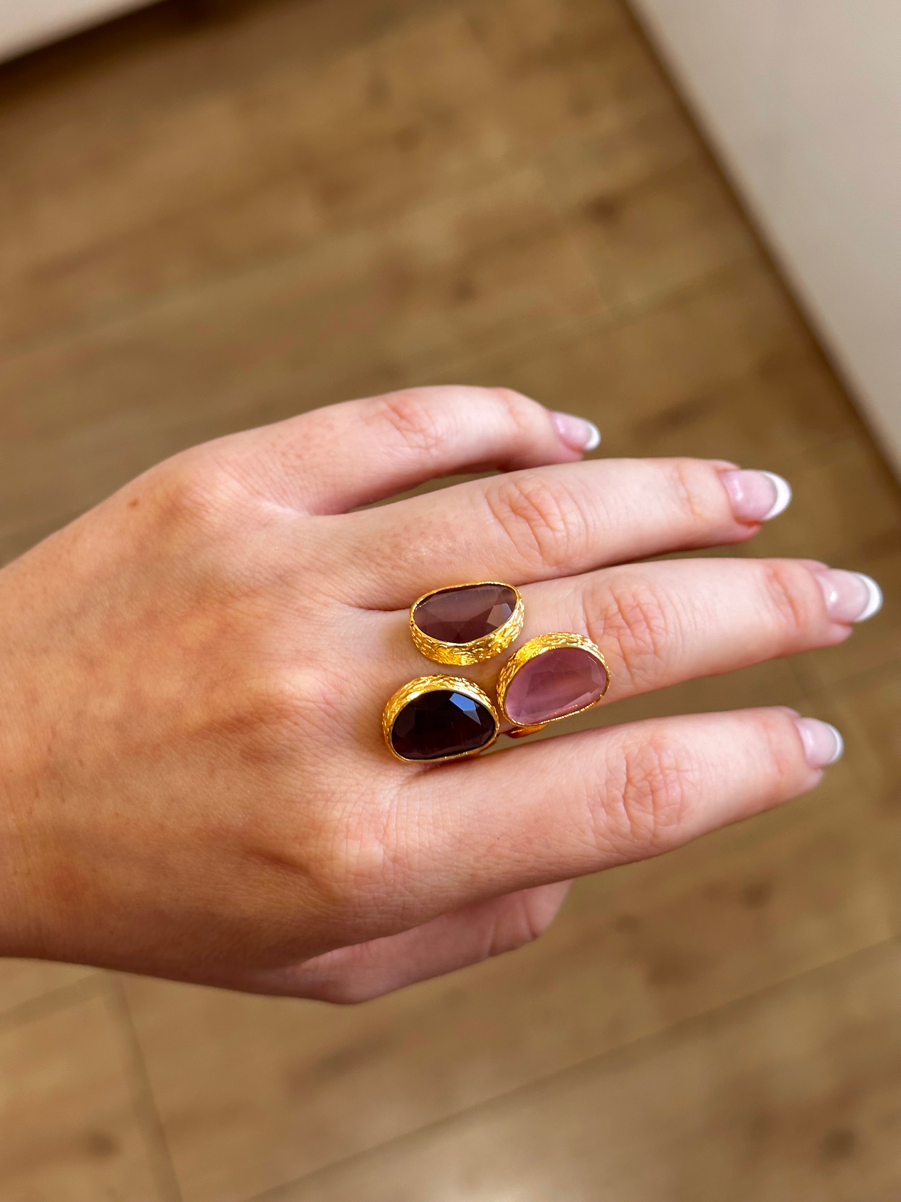 Anillo La Nuit Rosados