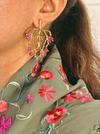 Pendientes Rama Rosa