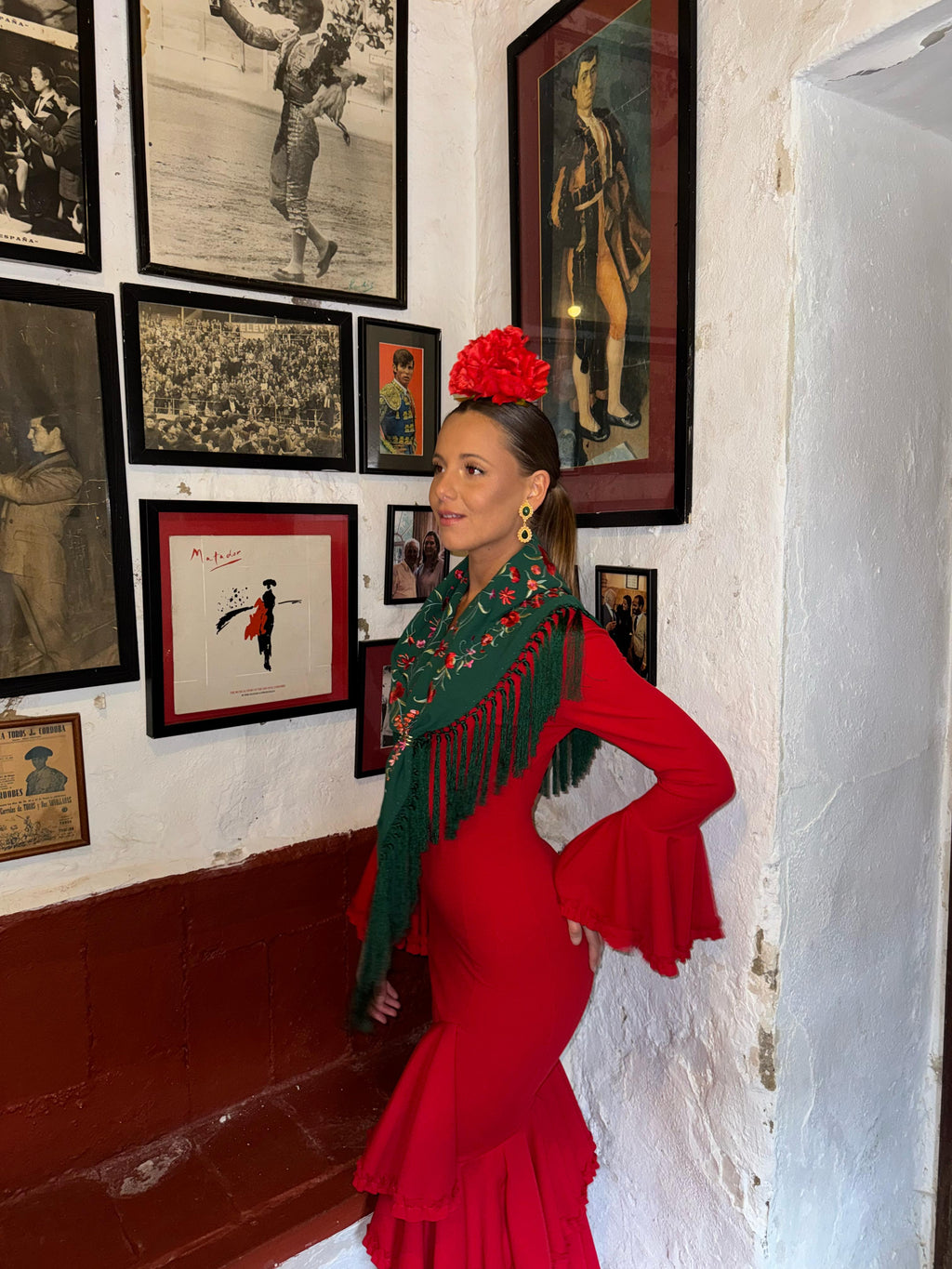 Vestido Carmesí Rojo