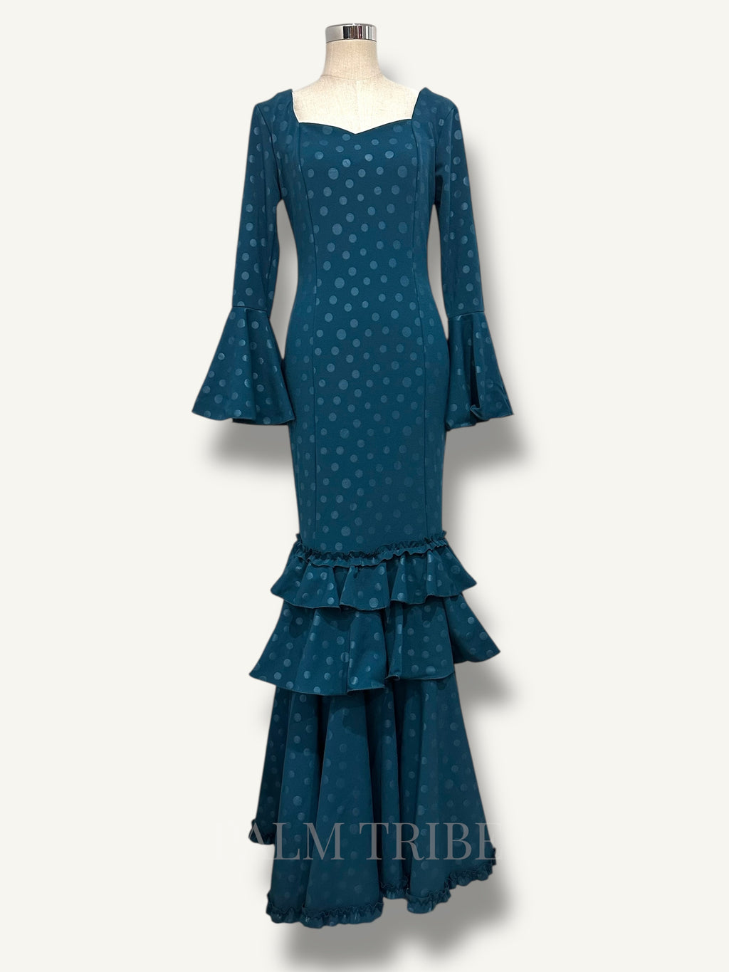 Vestido Cayetana Petróleo