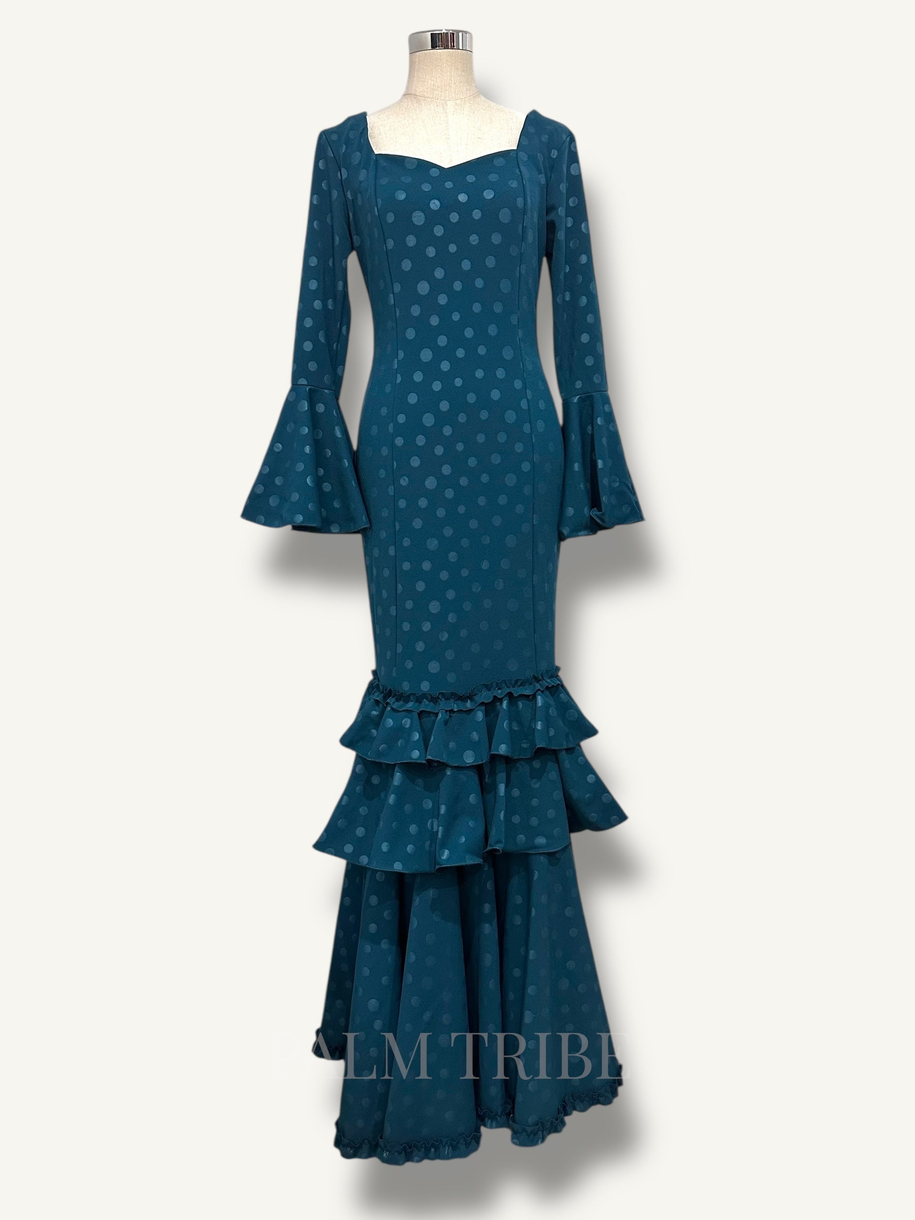 Vestido Cayetana Petróleo