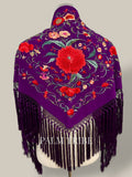 Mantoncillo Jaleo Morado con rojo