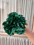 Peonia grande verde oscuro