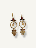 Pendientes Luisa marrones y negros