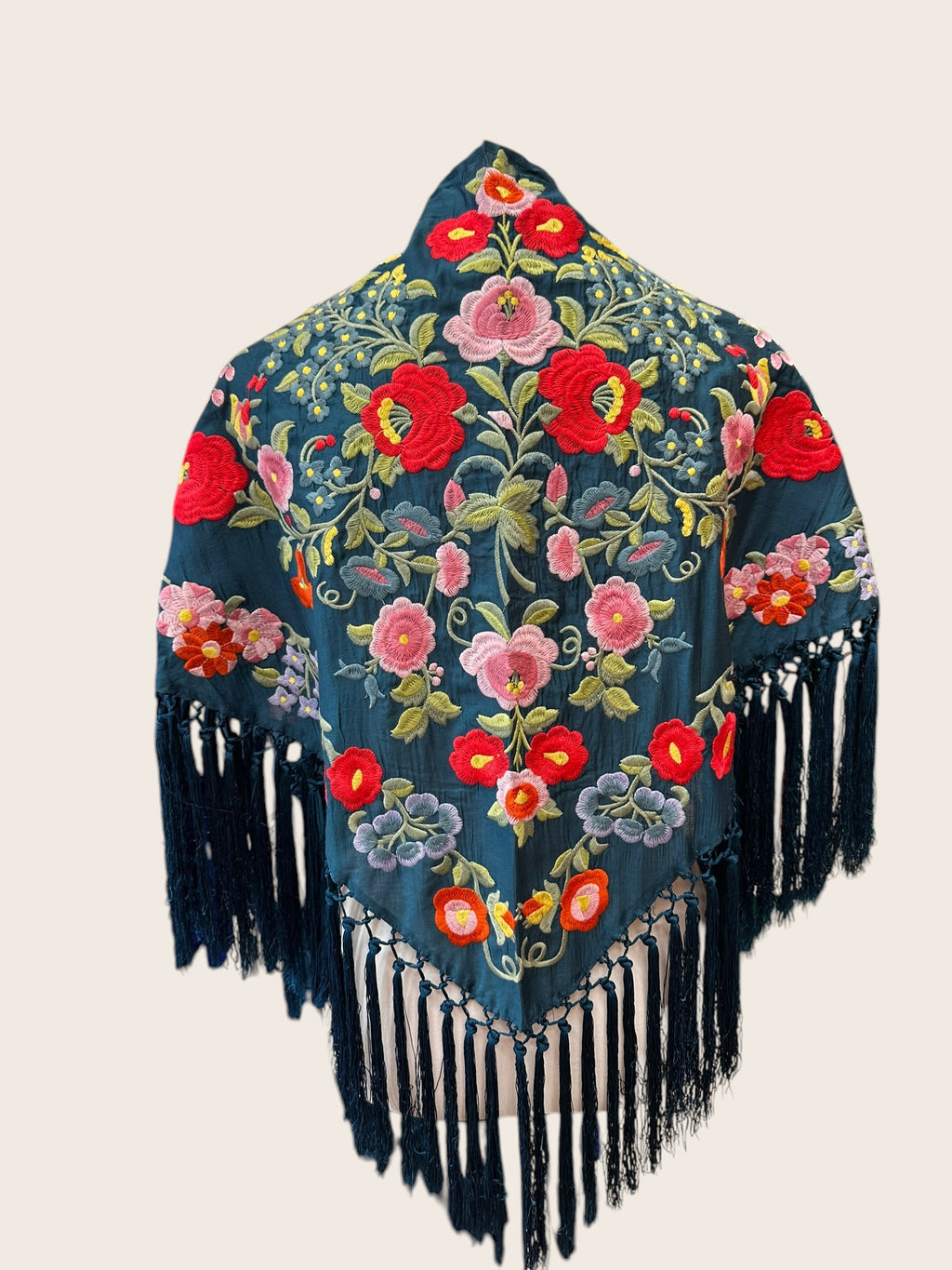 Mantoncillo Triana Azul Petróleo