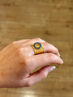 Anillo Maestranza Azul