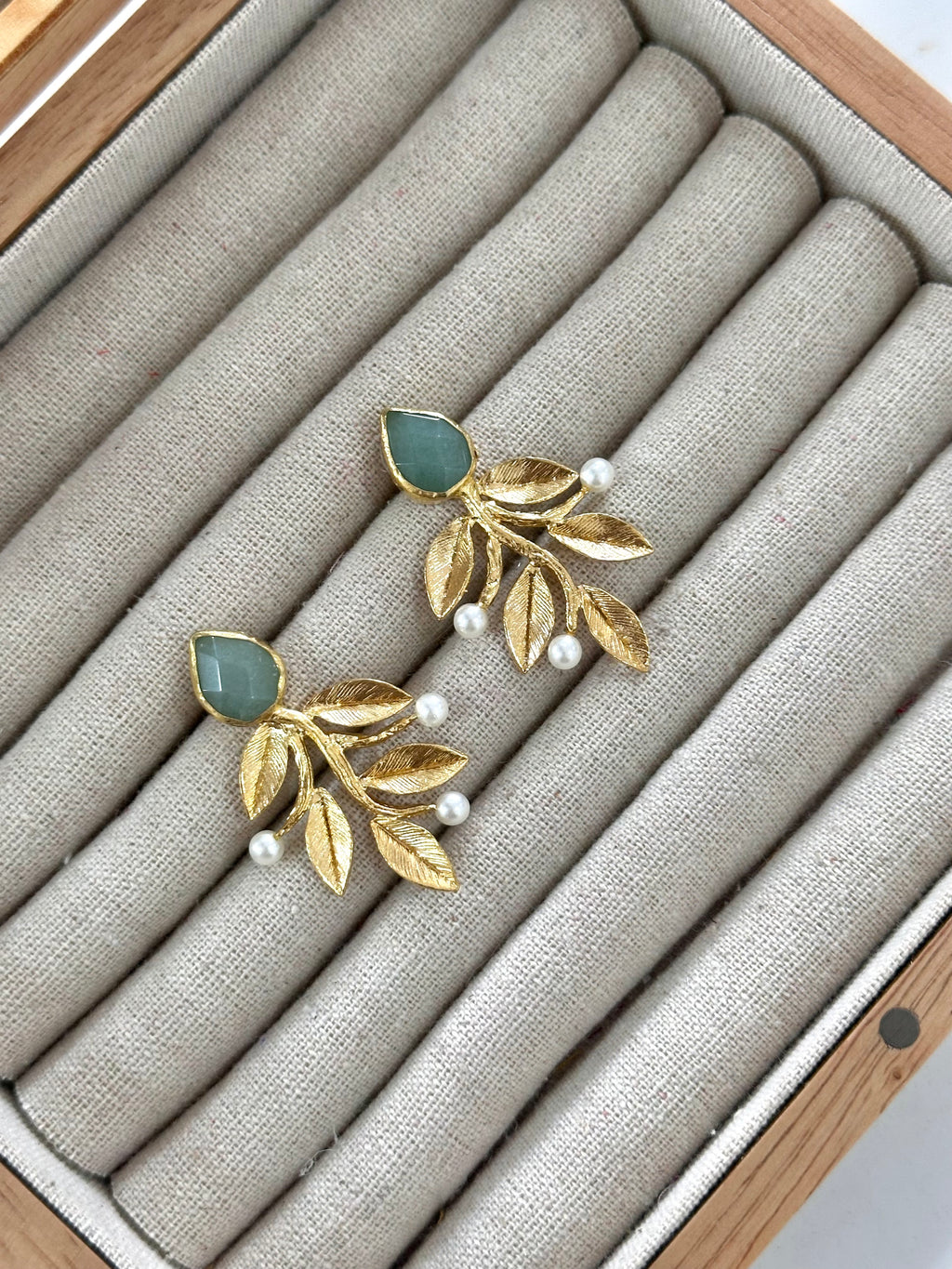 Pendientes Casares Verde Jabonoso