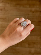 Anillo Lágrima Silver