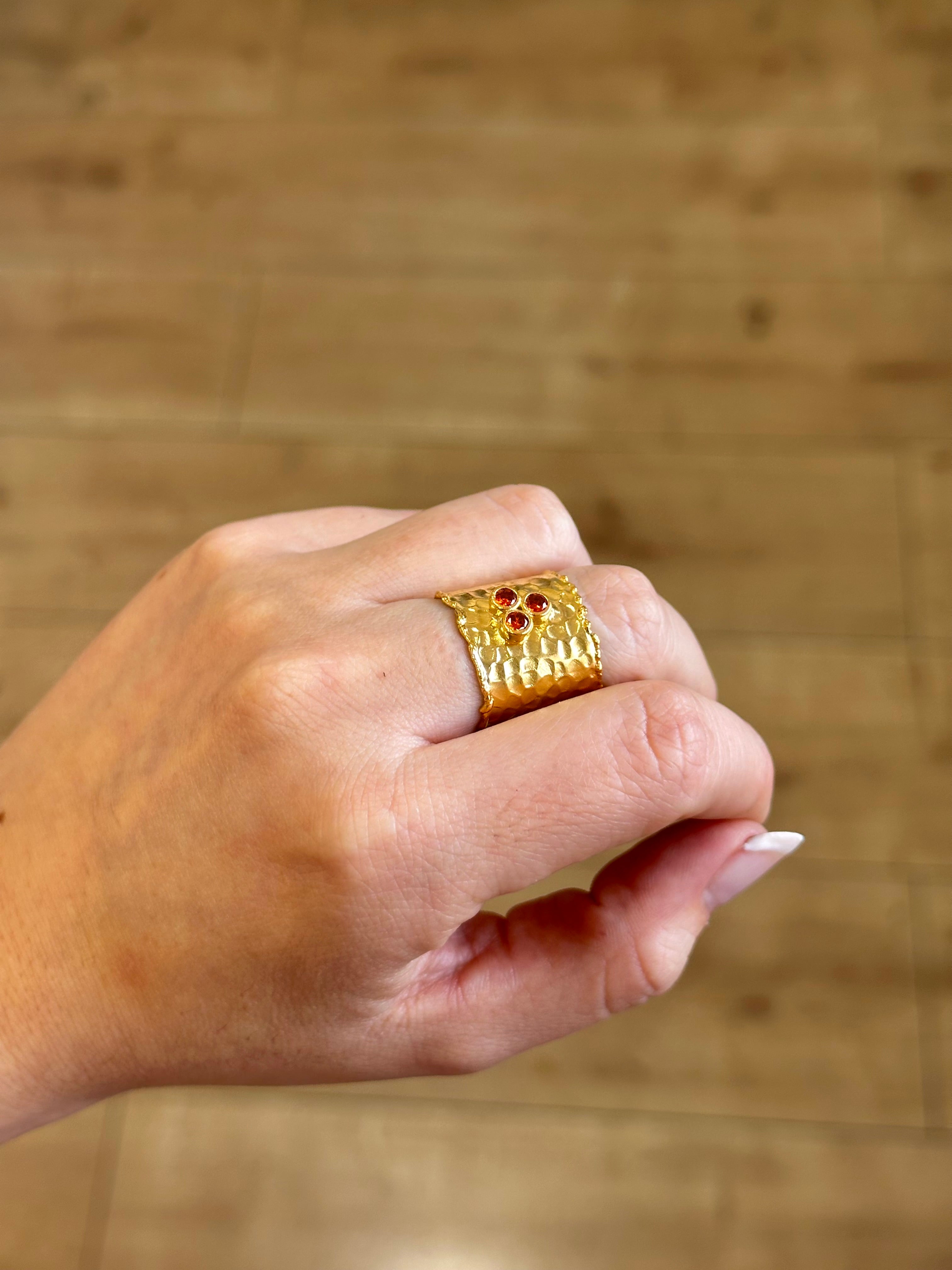 Anillo Agatha Naranja