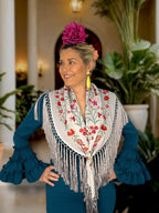 Pendientes Lágrima Abanico Mate