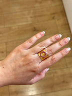 Anillo Maestranza Fucsia