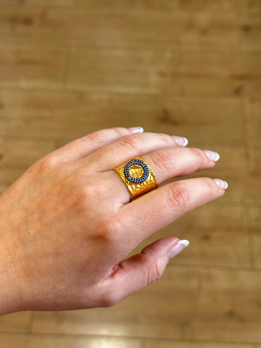 Anillo Maestranza Azul