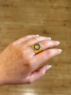 Anillo Maestranza Azul