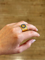 Anillo Maestranza Azul