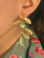 Pendientes Olivo Verde