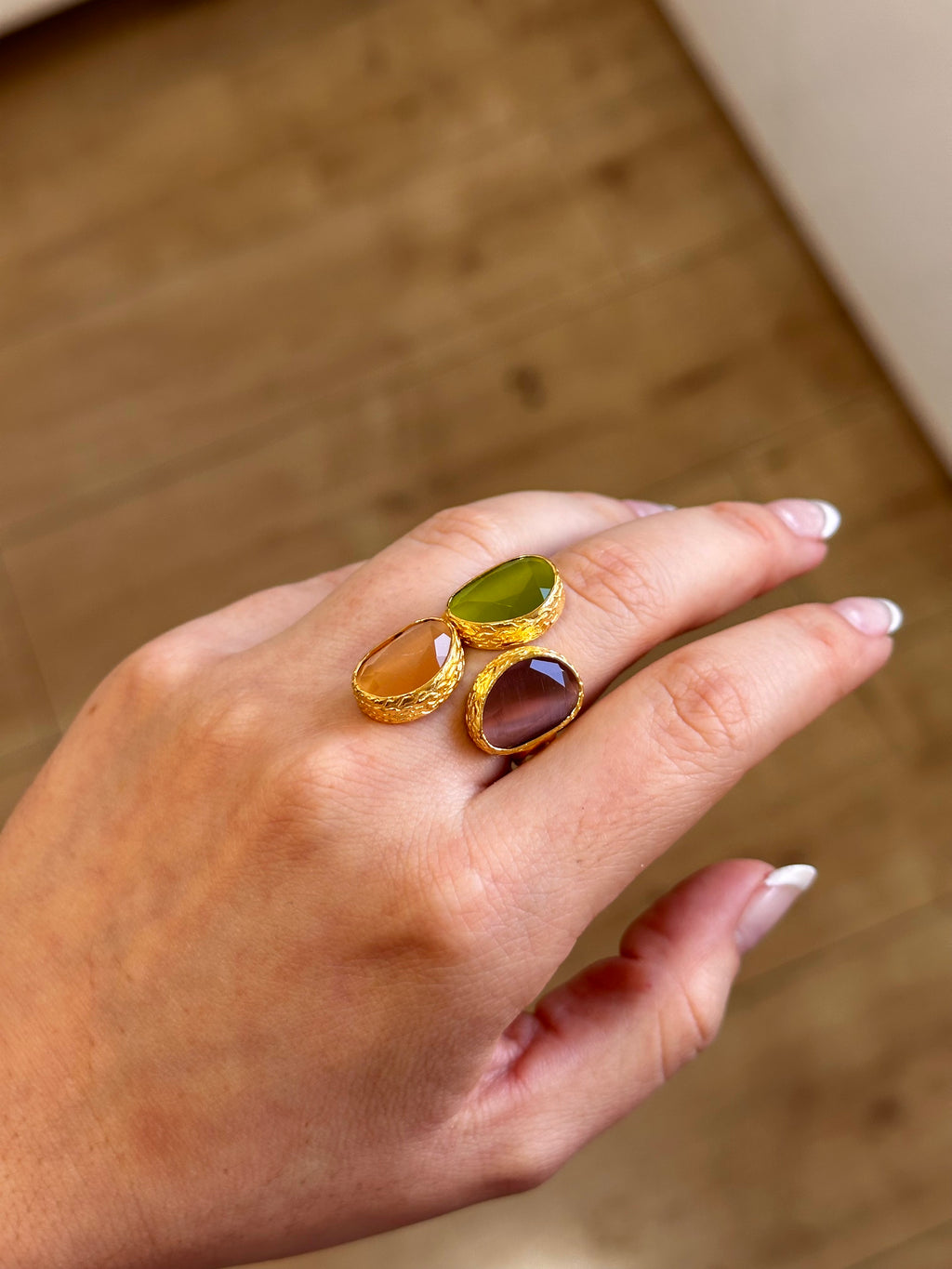 Anillo La Nuit Tricolor