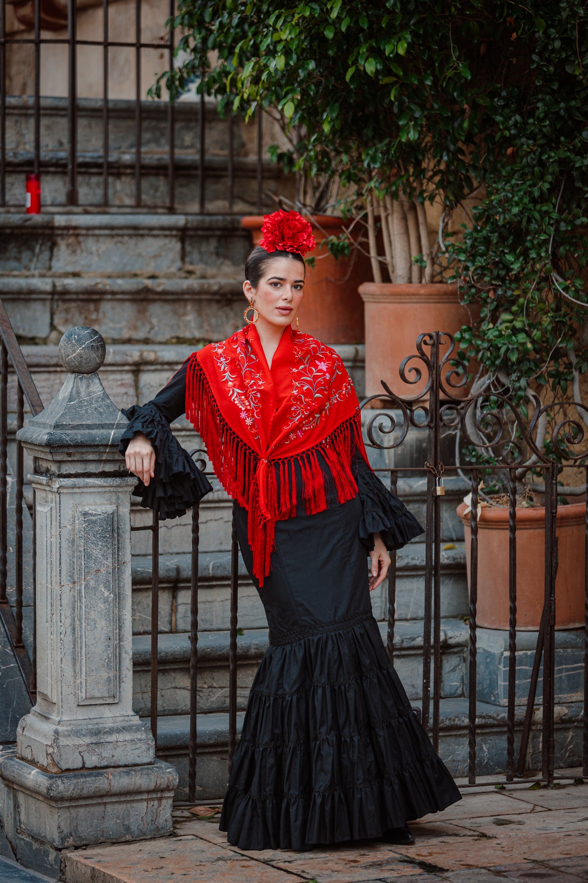 Mantoncillo Clavelines Rojo