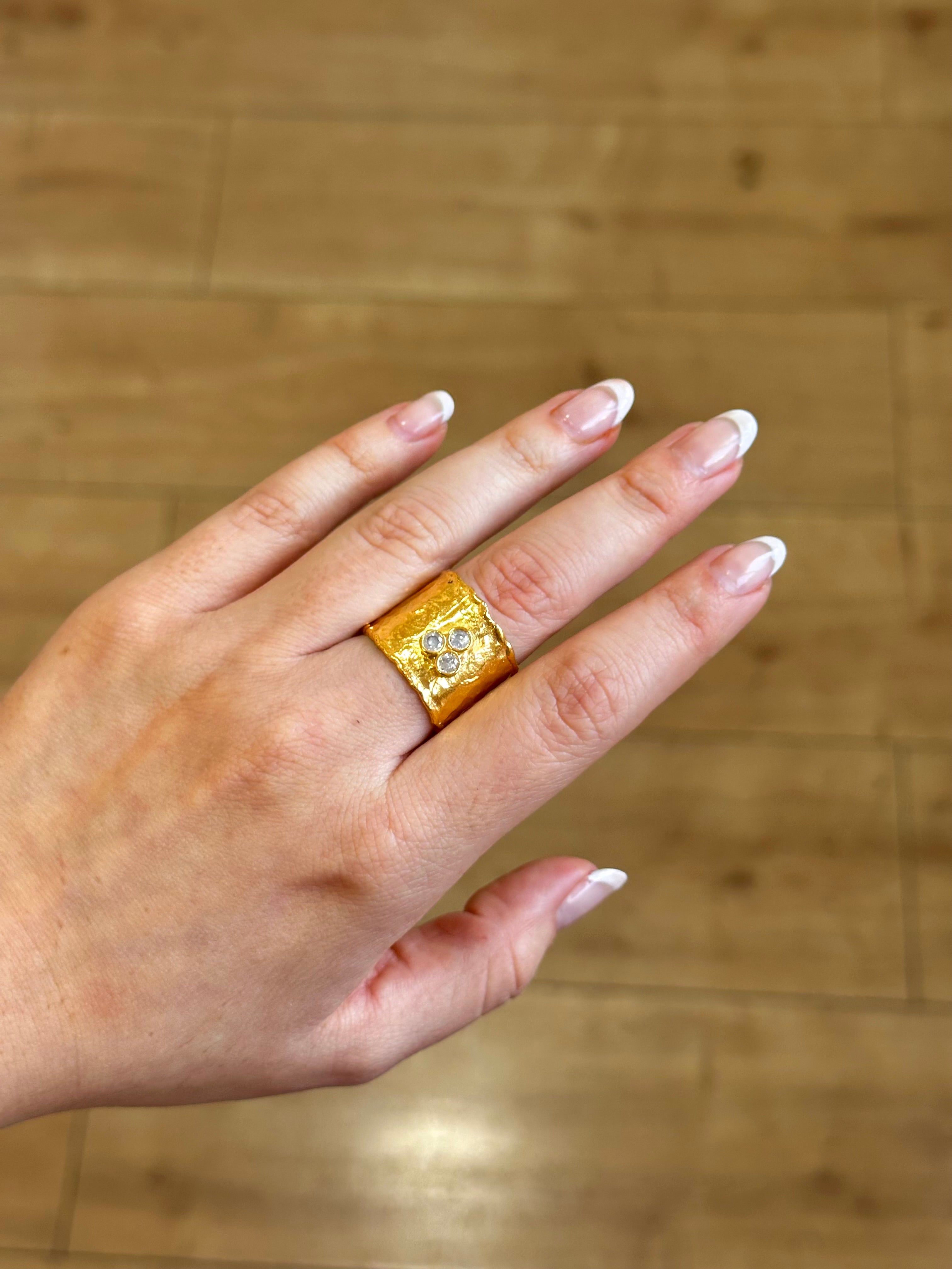 Anillo Agatha Blanco