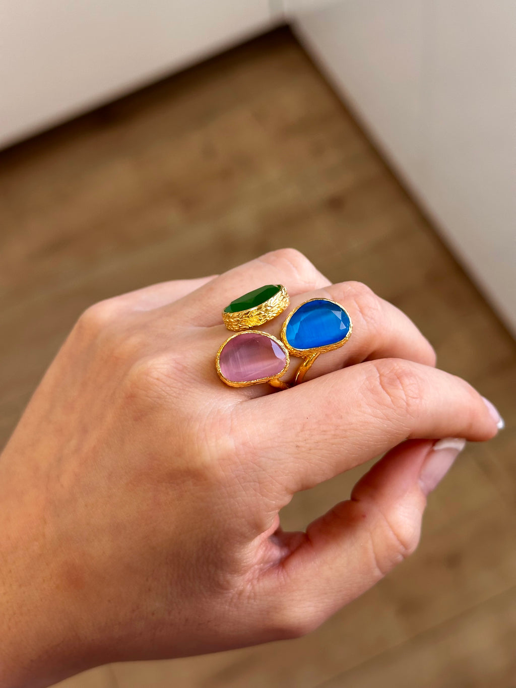 Anillo La Nuit Tricolor