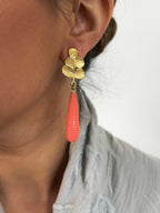 Pendientes Matilda Coral