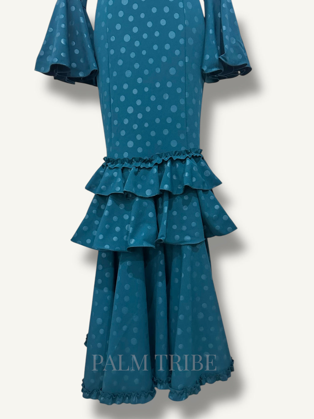 Vestido Cayetana Petróleo