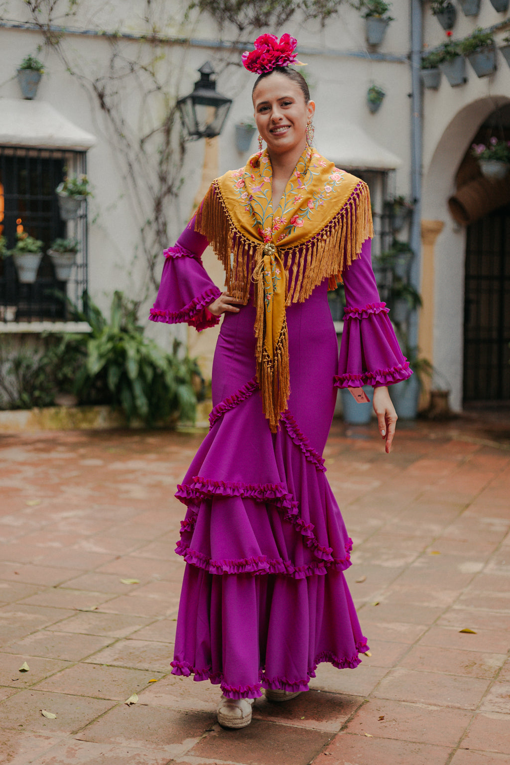 Vestido Soleá Buganvilla