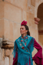 Mantoncillo Candela Turquesa