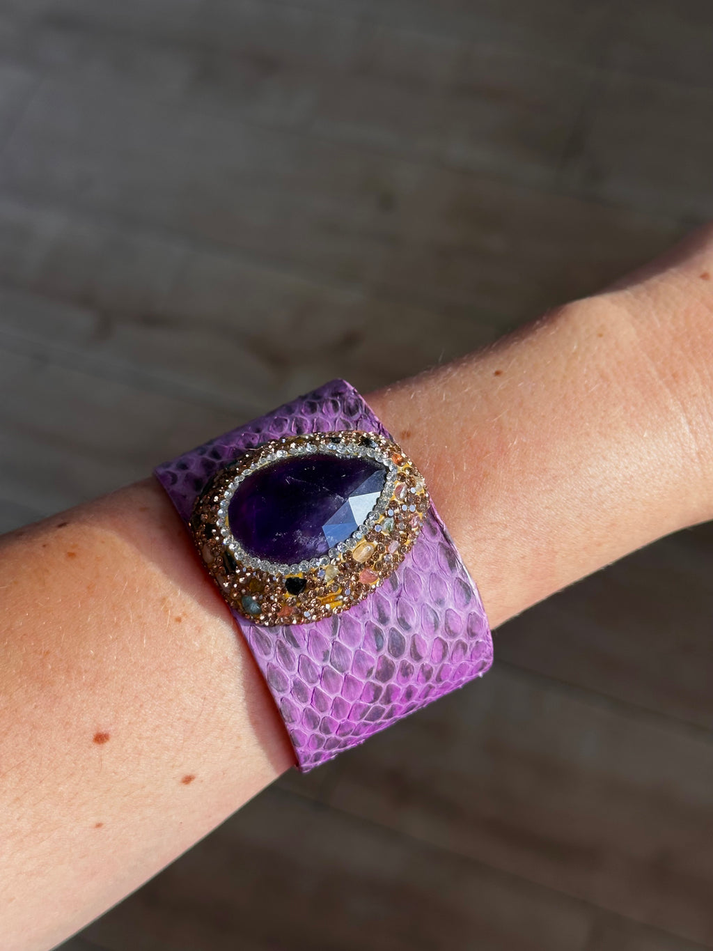 Brazalete Manhattan Amatista