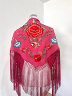 Mantoncillo Candela Rosa Crepe