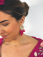 Pendientes Cascada Buganvilla/freson