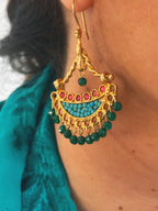 Pendientes Candela Verdosos