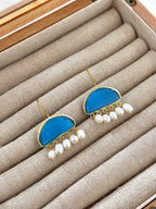 Pendientes Adamuz Azulon