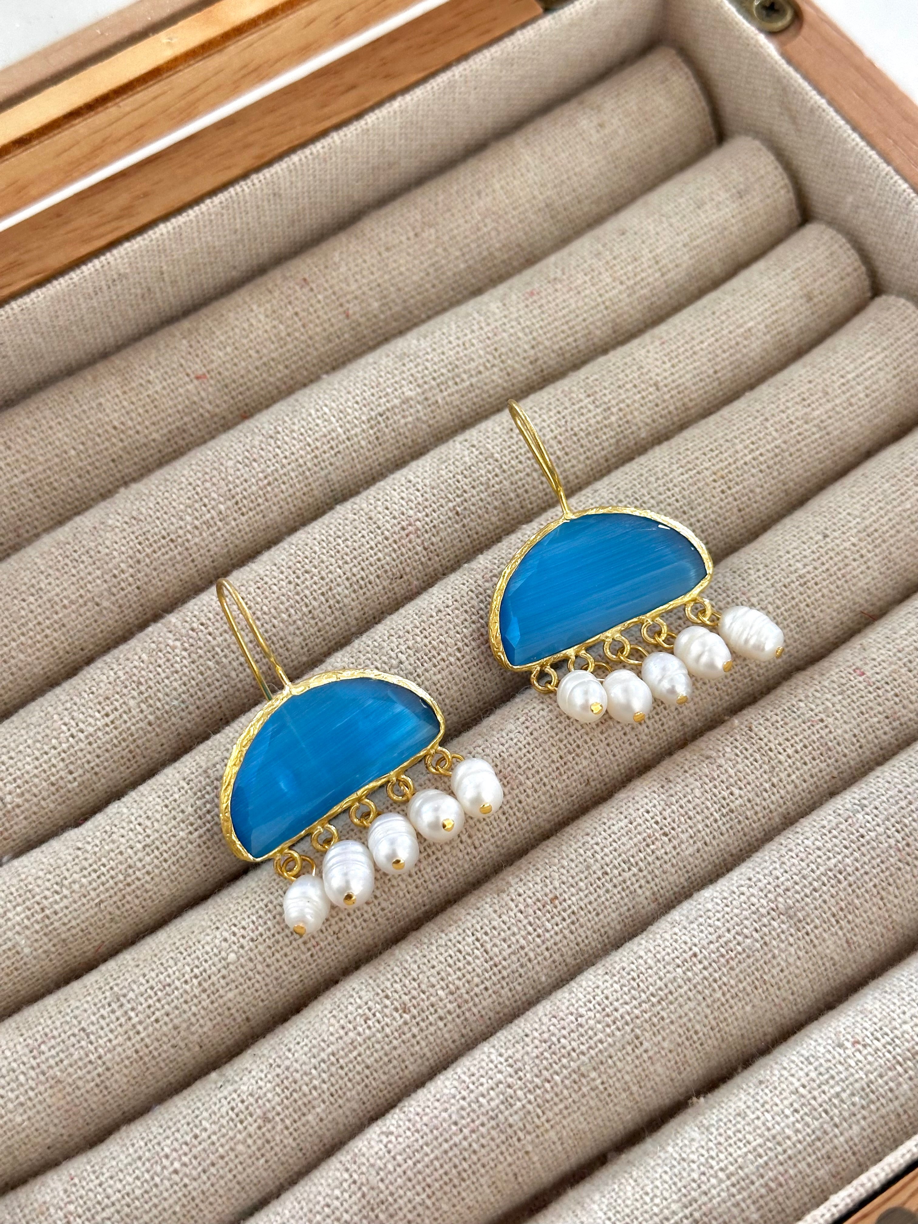 Pendientes Adamuz Azulon