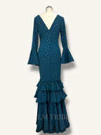 Vestido Cayetana Petróleo