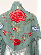 Mantoncillo Candela verde agua