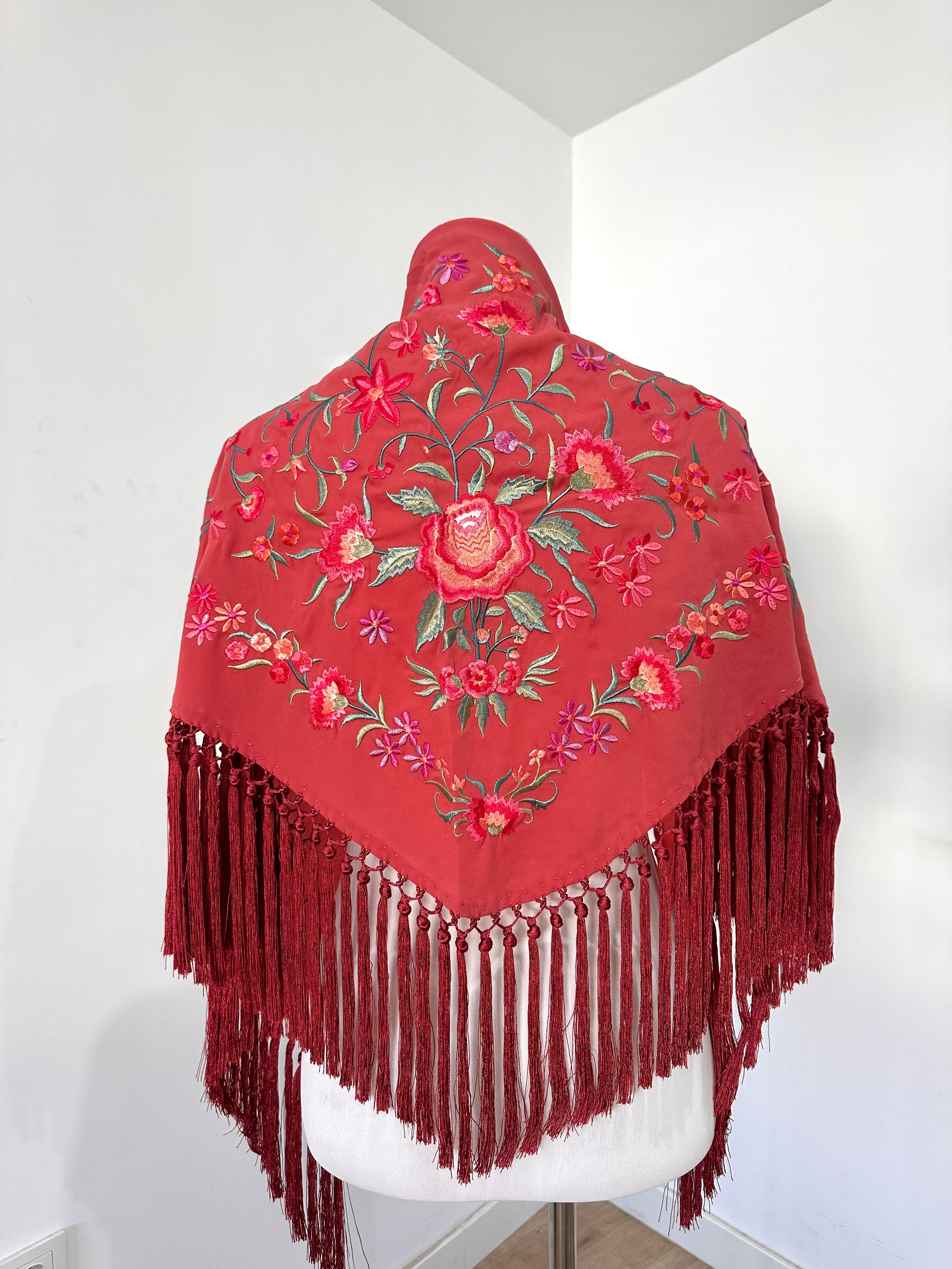 Mantoncillo Clavelines Rosa Ponche