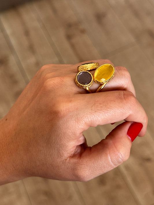 Anillo La Nuit Tricolor